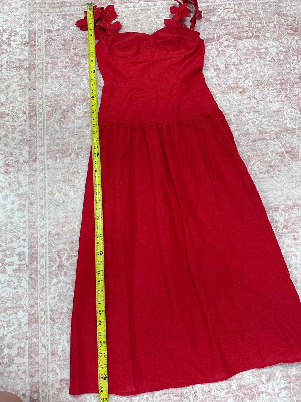 NWT 🌹 Commense Floral Strap Drop Waist Dress - Picture 11 of 14